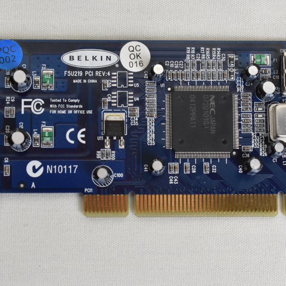Belkin F5U219 PCI Rev 4 USB Card